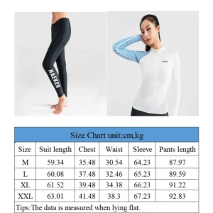 Women's Lycra Swimsuit Long Sleeve Front Zip Jellyfish Cool Breathable Two-piece Swimwear Quick-dry Pants Diving Surfing Suit 6